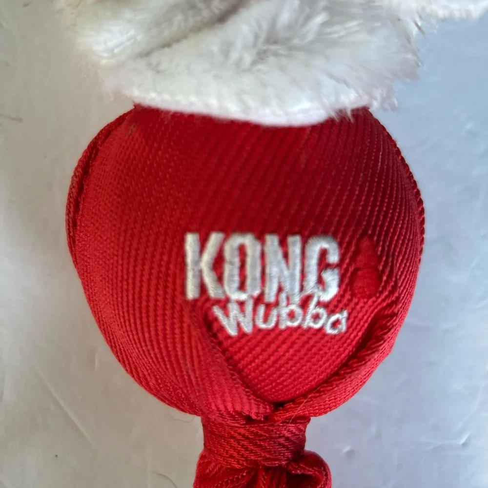 New Kong Santa Dog Toy throw tug fetch